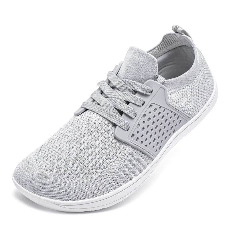 HOBIBEAR Wide Toe Barefoot Shoes – Minimalist Walking Sneakers for Men & Women, Zero Drop Sole, Breathable Mesh