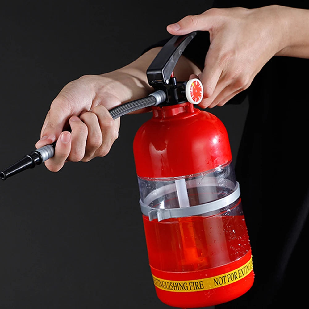 1.5L Beer & Liquor Dispenser — Creative Fire Extinguisher Shape Acrylic Container, Large Capacity for Wine, Spirits & Beer