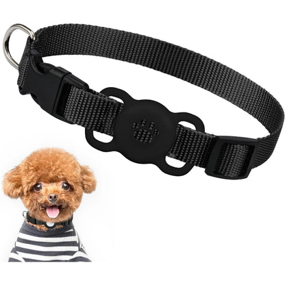 Airtag Dog Collar Holder – Silicone Protective Case for Apple AirTag, Full Body Cover Fits All Collar Sizes