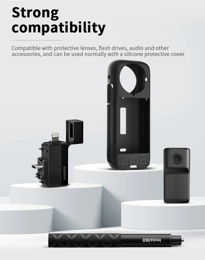 Insta360 X4 Premium Glass Lens Guard Protector for ONE X4 – Accessories for Insta360 ONE X4