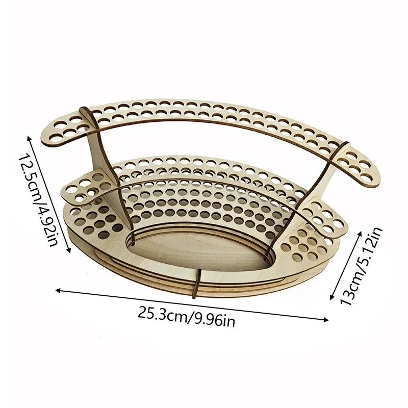 Wooden Paint Brush Holder Stand: Desk Organizer with Holes for Watercolor Brush Tray Rack - Perfect for Pencils and Paint Brushes