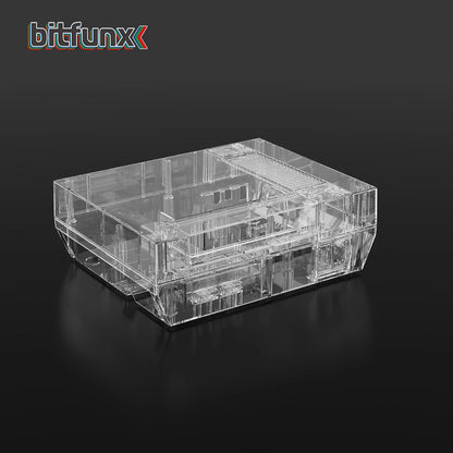 Bitfunx Transparent Replacement Shell – Protective Housing for NES Nintendo Console