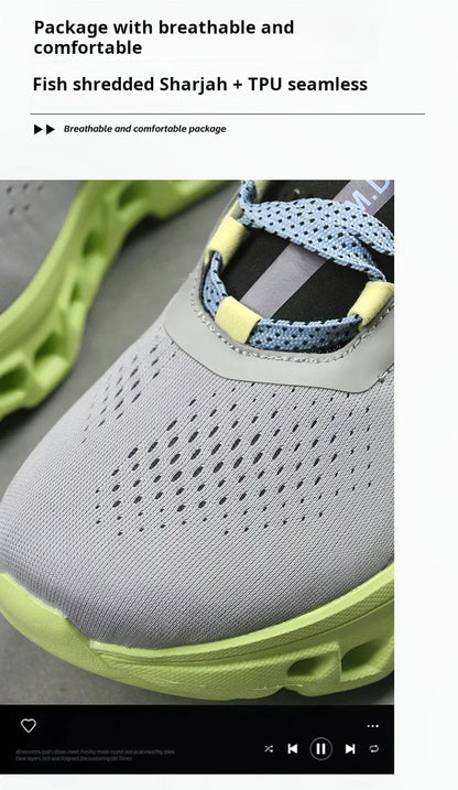 Men's Sports Shoes – Luxury Casual Mesh Running Sneakers, Lightweight Platform Basketball & Walking Shoes for Summer