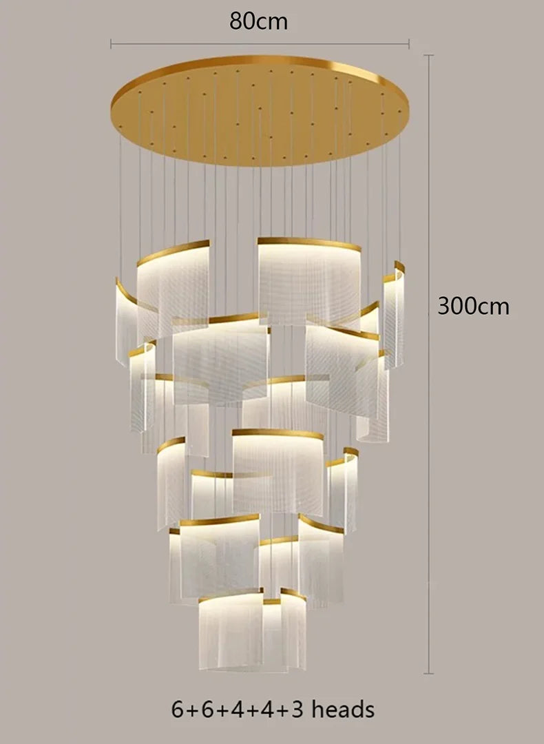 Modern LED Ceiling Pendant Lamp – Decorative Indoor Lighting Chandelier for Bedroom & Dining Room