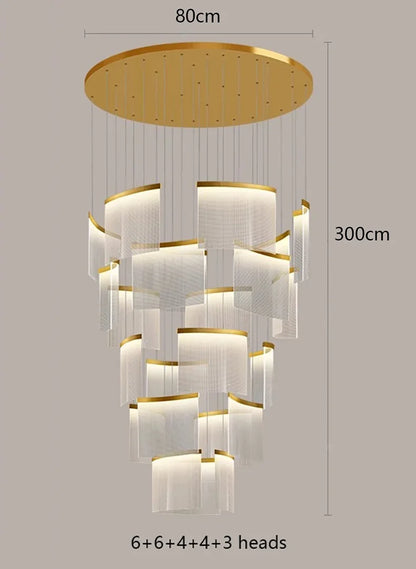 Modern LED Ceiling Pendant Lamp – Decorative Indoor Lighting Chandelier for Bedroom & Dining Room