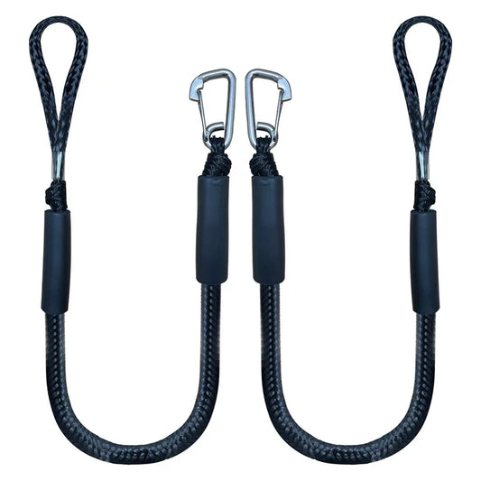 Boat Bungee Dock Lines — Kayak, Jet Ski & Power Boat Mooring Rope Accessories