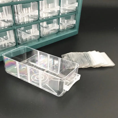 25 Multi-grid Drawer Parts Box | Wall-mounted Screw Classification Component Box | Tool Case for Electronic Components | Storage Toolbox