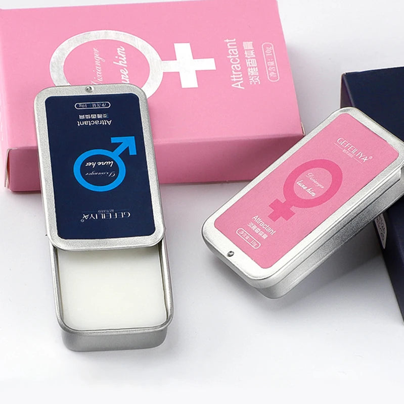 Unisex Pheromone Solid Perfume Balm – 10g Long-Lasting Fragrance & Deodorant, Portable Body Cologne for Men & Women