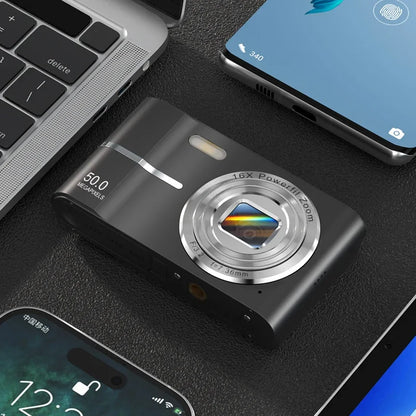 Xiaomi 4K Digital Camera – 50MP, 16X Zoom, Anti-Shake, Flash, Outdoor Student Video Recorder