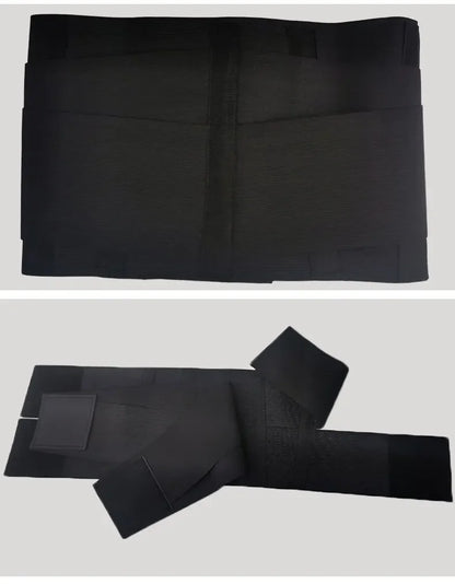 Waist Cincher Belt — Tummy Control Body Shaper with Triple Wrap Corset, Workout Sweat Band & Gym Slimming Girdle