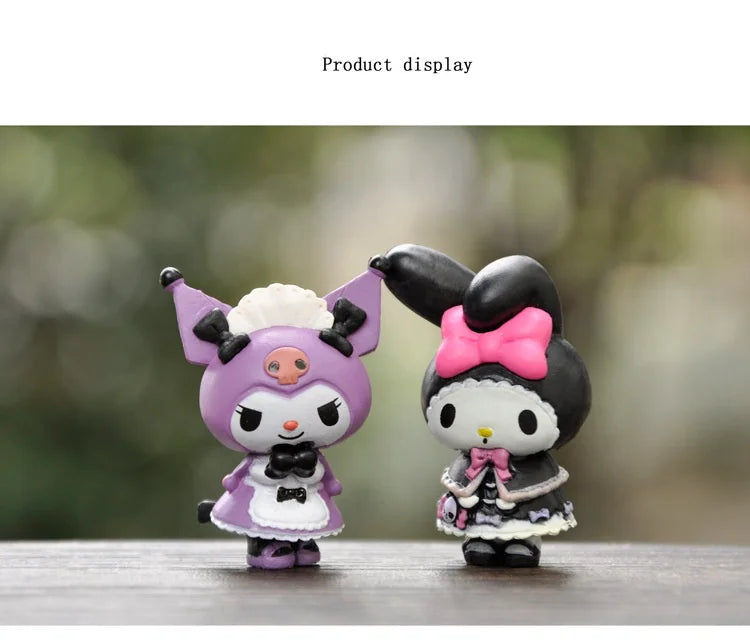 New 5pcs Sanrio Cinnamoroll Action Figures – Kawaii Anime Toy Set for Tabletop Decoration & Kids Gifts