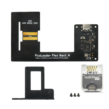 RetroScaler PicoLoader Flex Cable – No-Solder SD2SP2 & SDGecko Adapter for GameCube Console