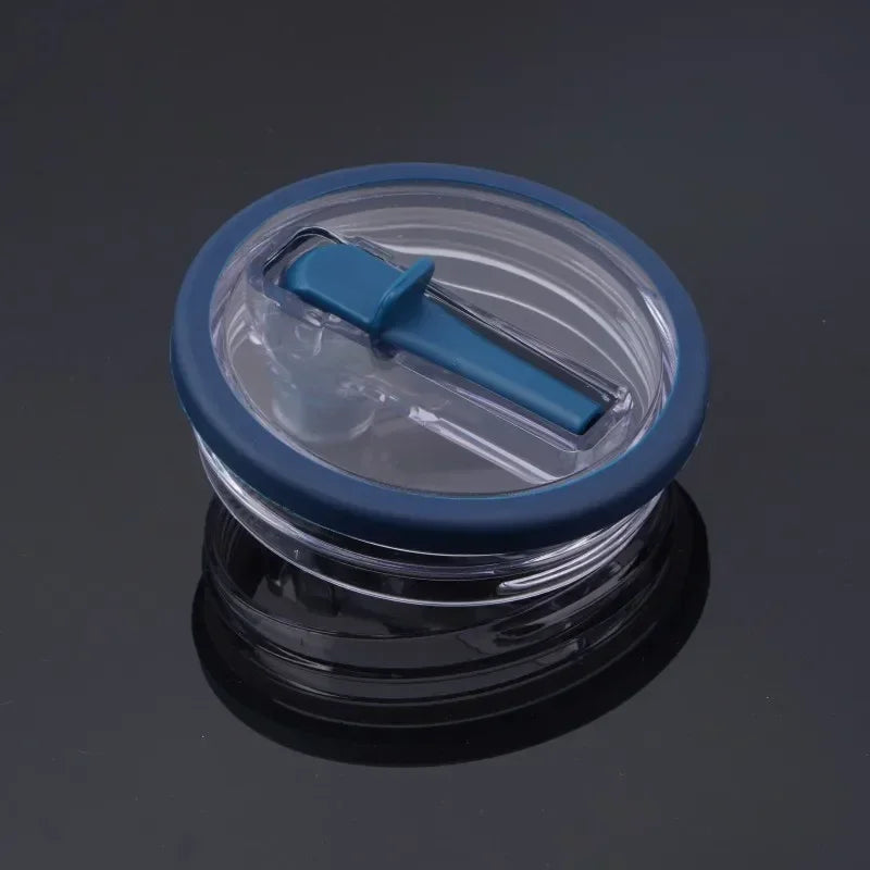 Stanley 40oz Spill-Proof Cup Cover – Replaceable Eco-Friendly Lid with Spiral Straw, Creative Cup Accessory