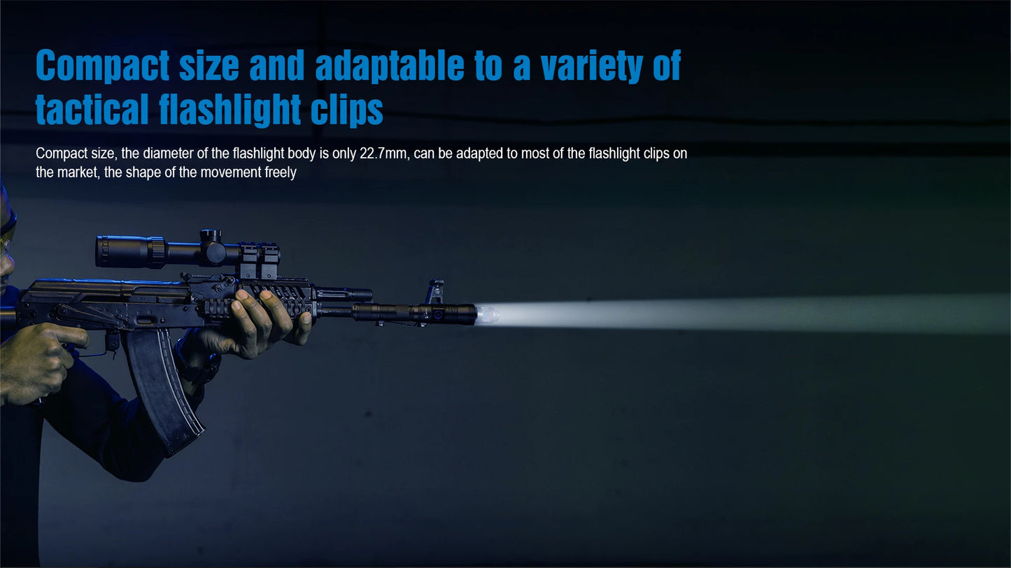 Trustfire T30R Tactical Flashlight – 460 Lumen High-Power LED USB Rechargeable Torch with 18650 Battery