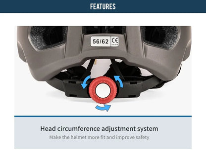 BATFOX Ultralight Bike Helmet – Molded Mountain & Road Helmet for Men, DH AM Cycling Equipment, Casco Ciclismo Bicicleta