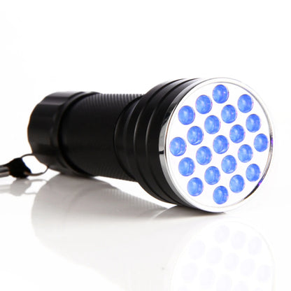 9/21LED UV Light 395nm Waterproof Flashlight – Portable Ultraviolet Torch for Nails, Black Light & Detection