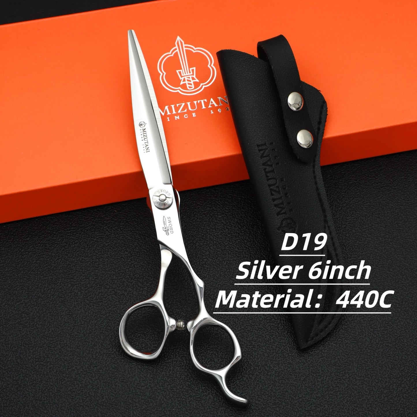 Left-Handed Professional Hairdressing Scissors – 6-Inch Hair Cutting Shears for Barbers & Hairdressers