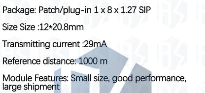 CC1101 Wireless Module - 10mW, 433MHZ/868MHZ, Long Distance Transmission 300-1000M with SMA Antenna, Wireless Transceiver
