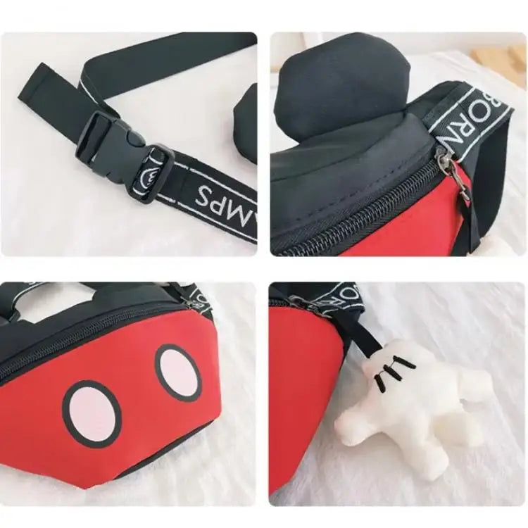 Mickey Mouse Waist Bag – Adjustable Crossbody Pack for Kids & Girlfriend Gift 2025