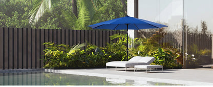 Outdoor Patio Umbrella UV Protection All-Weather Garden Pool Backyard Shade Canopy
