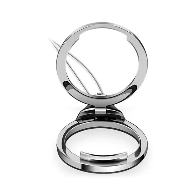 Universal Metal Lanyard for Keys & Phones - iPhone, Samsung, Xiaomi - Keycord Strap with Finger Mobile Holder Stand, Accessories