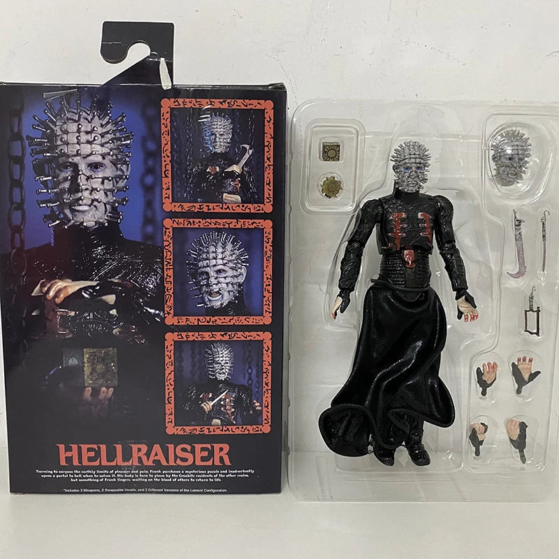 NECA Hellraiser Ultimate Pinhead Action Figure – Movable PVC Collectible Toy, Perfect Birthday Gift
