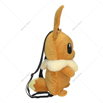 Pokémon Plush Backpack — Mimikyu, Eevee, Mew, Charmander, Gengar, Charizard, Piplup School Bag Gift for Kids & Adults