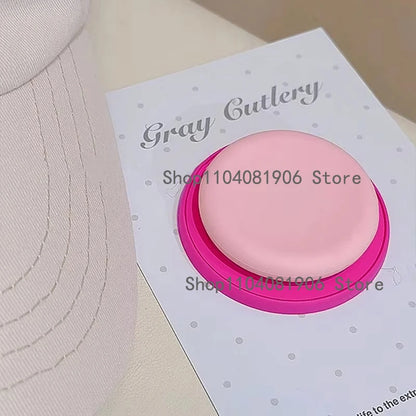 Cute Macaron Silicone Magnetic Phone Stand - Round Grip Holder for iPhone 15, iPad, MagSafe, and Smart Tok