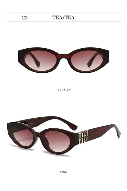 Luxury MUI MUI Designer Glasses – Stylish Cateye Eyewear for Women & Men, UV400 Protection