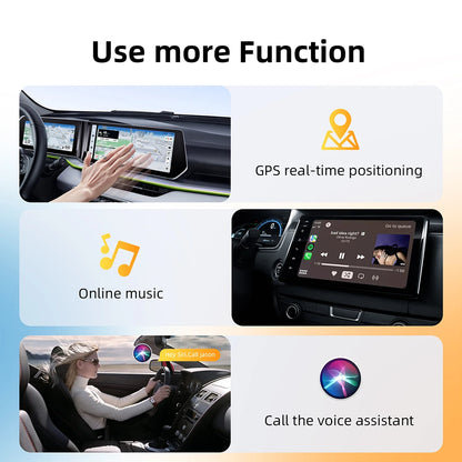Wireless CarPlay & Android Auto Adapter – USB Mini Dongle Plug & Play for VW, Toyota, Nissan, Honda, Ford, Benz