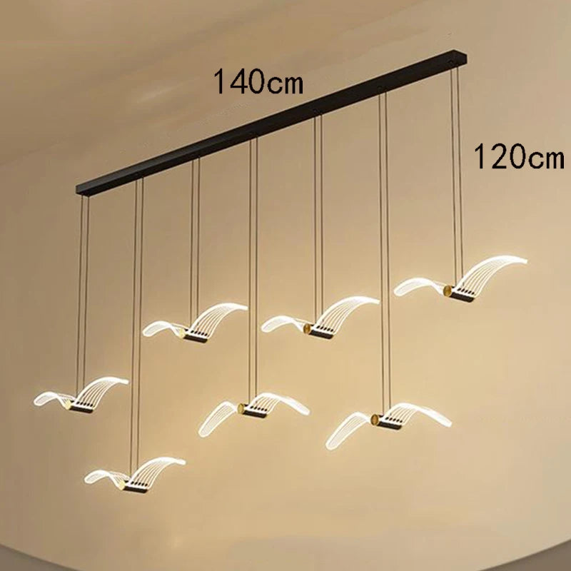 Modern LED Pendant Light – Home Decor Chandeliers for Living Room & Dining Room Indoor Hanging Lighting