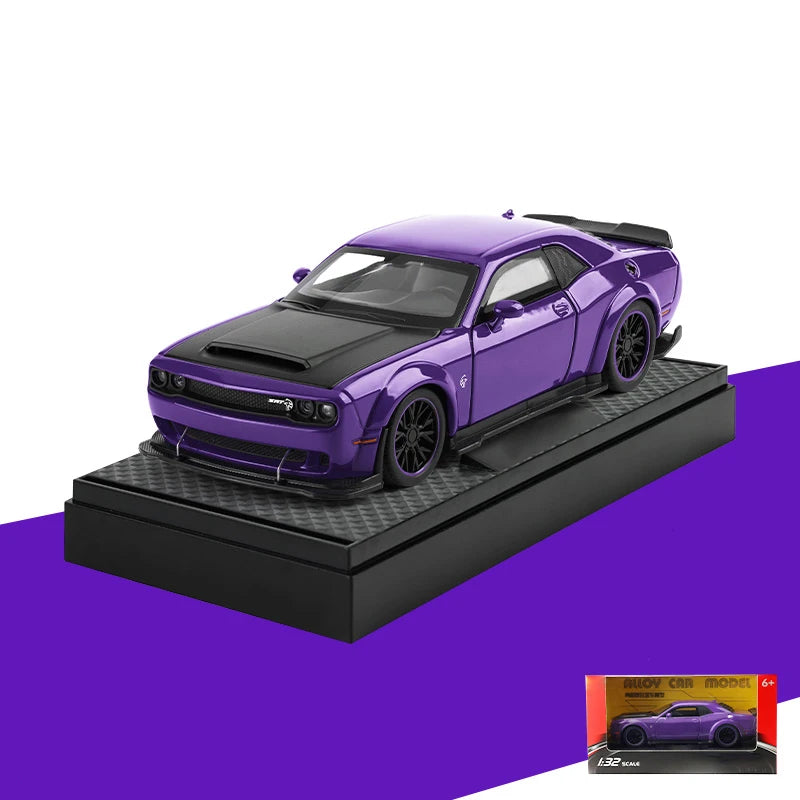 1:32 Dodge Challenger SRT Hellcat Redeye Diecast Model – V8 Alloy Metal American Muscle Sports Car Collectible