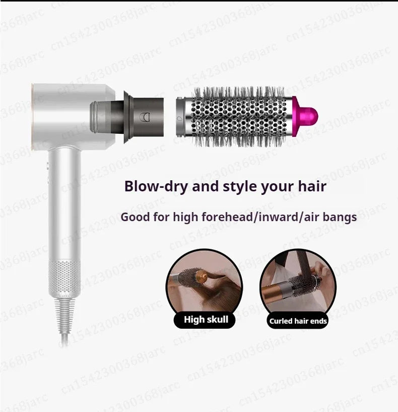 Upgraded Automatic Curling Nozzle Adapter for Dyson Supersonic Hair Dryer – Nural HD16 HD15 Cylinder Comb Accessory