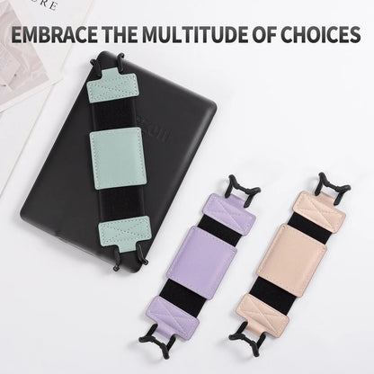 Soft Hand Strap for 6-8" Kindle eReaders: High-Elasticity Grip for Kindle, Kobo, Voyage, Lenovo, and Sony Tablets - Black