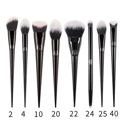 Kat Von D Makeup Brush Set – KVD Foundation, Blush, Highlight, Concealer, Powder & Eyeshadow Brushes Kit