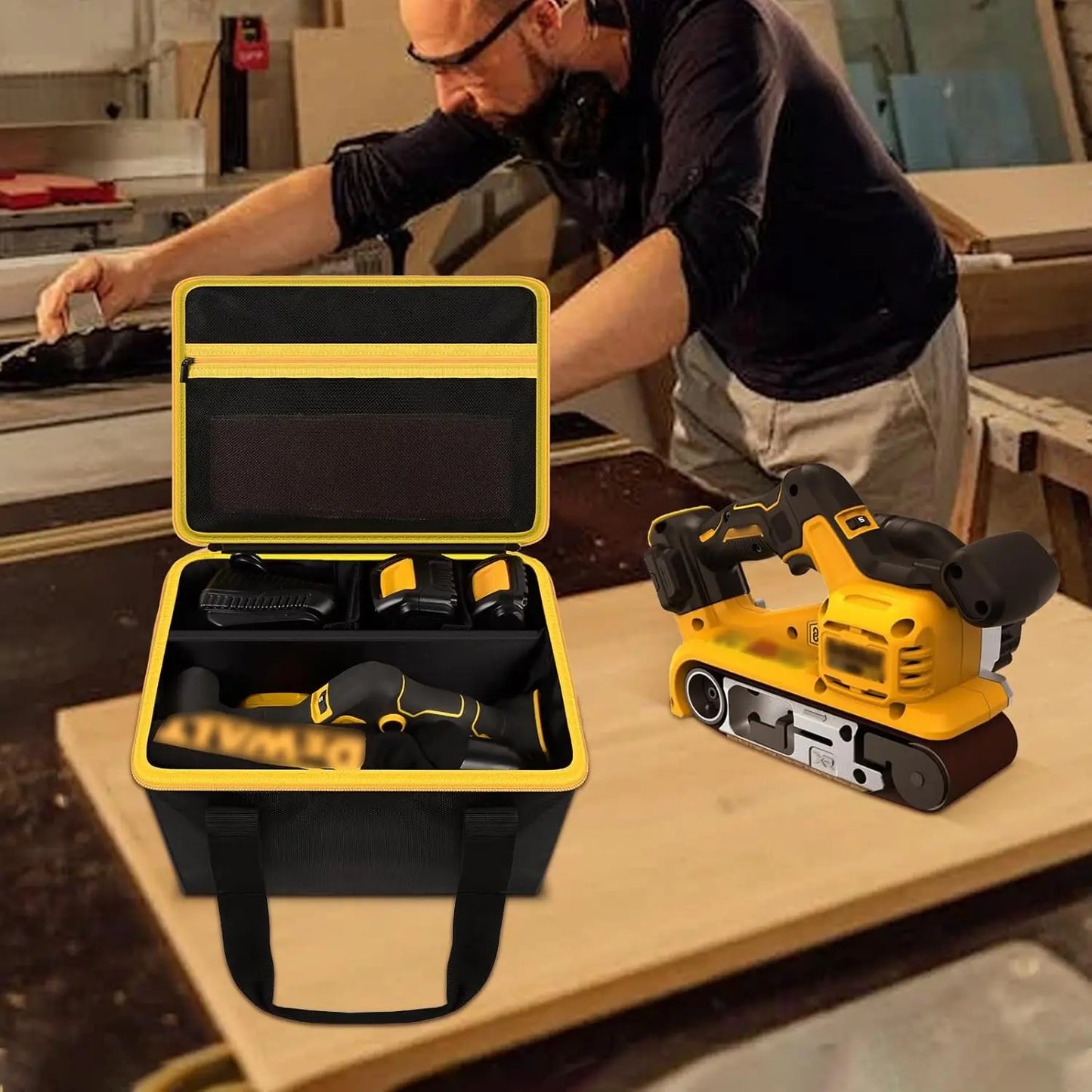 Replacement Case for DEWALT 20V MAX Belt Sander – Compatible with Skil 7510-01 & WEN 6321*