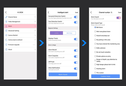 H.View 8CH 5MP Wireless WiFi Security Camera System — CCTV NVR Kit with Indoor/Outdoor Cameras & Two-Way Audio XMEye