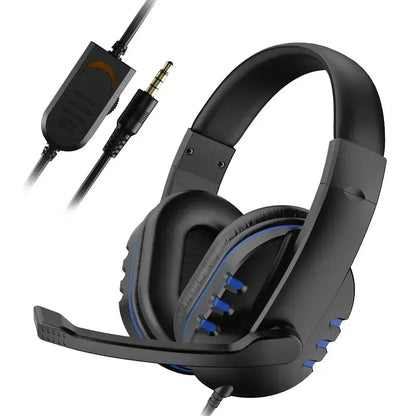 Upgraded Wired Gaming Headset with Mic – Noise-Cancelling Headphones for PC, PS4/PS5, Switch & Laptop