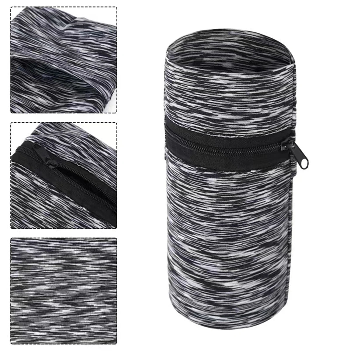 Lightweight Zipper Running Wrist Wallet Pouch - Ideal for Phone, Key, and Card Storage - Sweatband Gym Fitness Sports Cycling Arm Bag