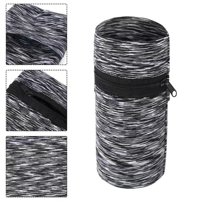 Lightweight Zipper Running Wrist Wallet Pouch - Ideal for Phone, Key, and Card Storage - Sweatband Gym Fitness Sports Cycling Arm Bag