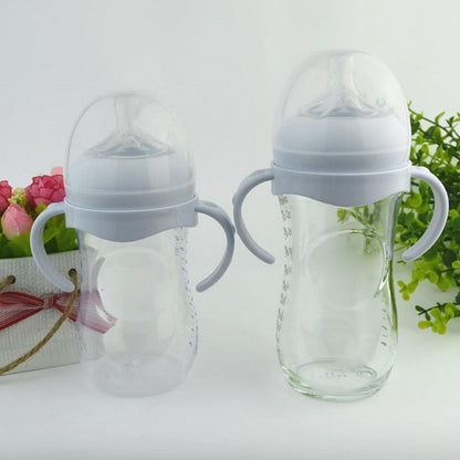5Pcs/3Pcs/1Pc Baby Bottle Grip Handles – Hand Shank for Avent Natural Wide Mouth Feeding Bottles