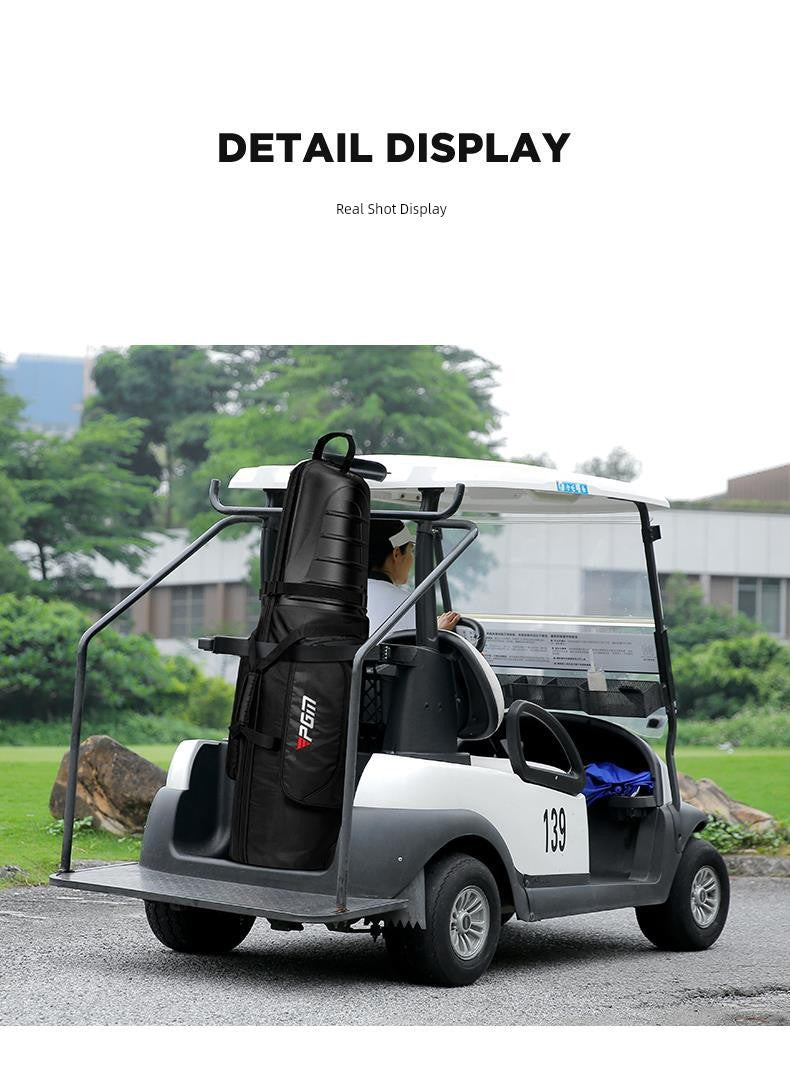 PGM Travel Golf Bag – Hard Shell Aircraft Consignment Roller Bag for Men & Women, Anti-Collision and Anti-Extrusion