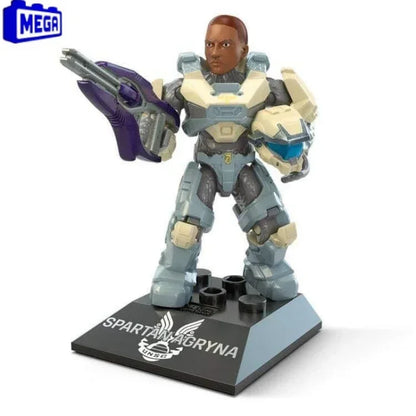 Megas Halos Construx Infinites Heroes Series – 17 Spartan Yoroi Kovan Agryna Action Figures & Collectibles
