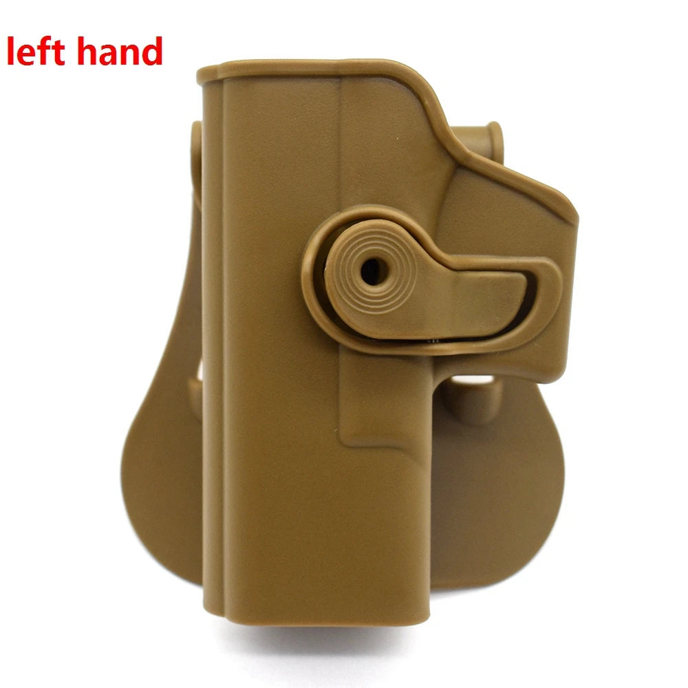 Left Hand Gun Holster – IMI Glock Pistol Case for Gen 1-4 Glock 17, Waist Holster with 9mm Mag Pouch, Hunting Accessories