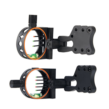 Toparchery 3-Pin/5-Pin Bow Sight – Fiber Optic Sight for Compound & Recurve Bows, Archery Hunting Accessories