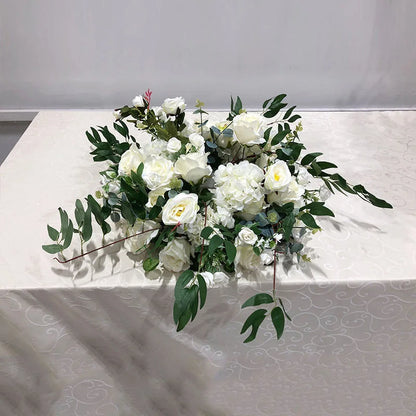 60cm Artificial Flower Wreath – Wedding Table Centerpiece & Backdrop Decoration