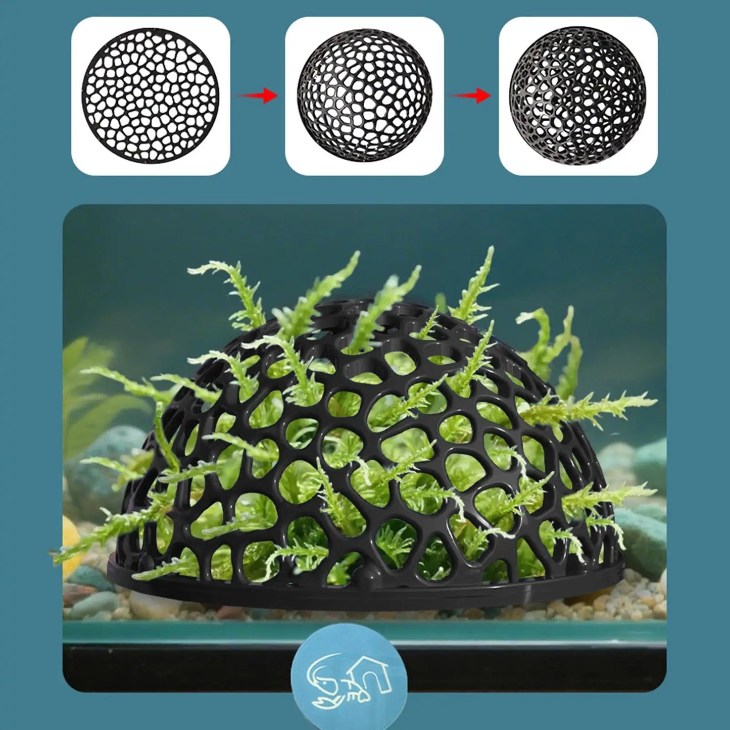 Aquarium Shrimp House Cave – Mini Porous Betta & Shrimp Shelter for Hiding, Breeding, and Aquatic Decor