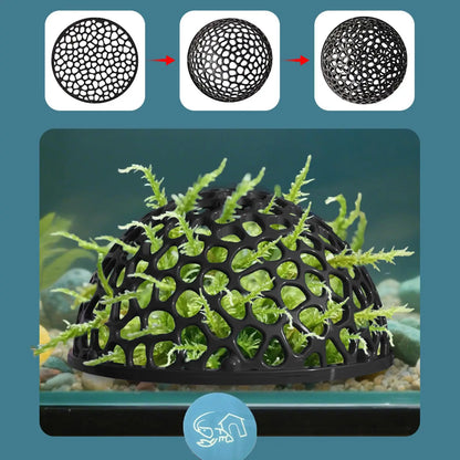 Aquarium Shrimp House Cave – Mini Porous Betta & Shrimp Shelter for Hiding, Breeding, and Aquatic Decor