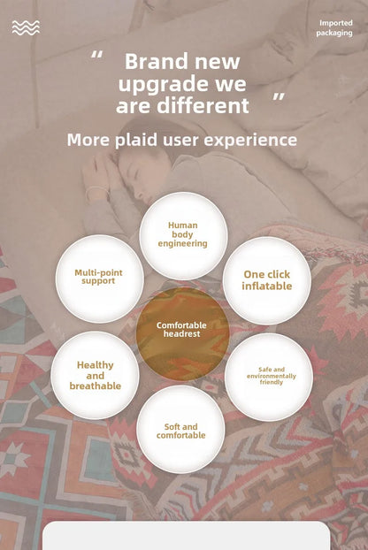 MOUNTAINHIKER 2025 Inflatable Air Mattress - PVC Glamping Camping / interior Bed Mat with Built-In Pump for 1-3 Person