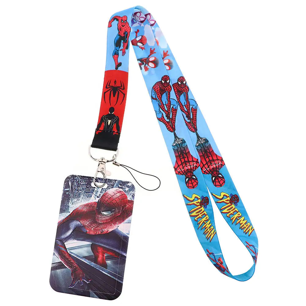 Cartoon Credential Holder Keychain – Cool Lanyard for Key, ID Card, Gym Badge & Cosplay Gift